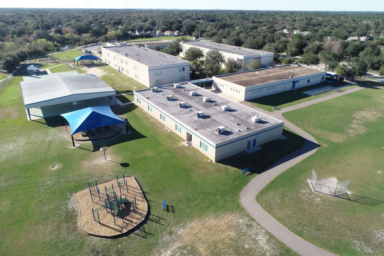Fishhawk Elementary playground and facility